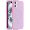 image:imageOtterBox Core Series for MagSafe for iPhone 16  Carnival Night Black Sleek Rubber Design Smooth Finish Camera Bumpers and Protective Screen LipCrystal Blush Pink