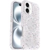 image:imageOtterBox Core Series for MagSafe for iPhone 16  ICY Mist Blue Sleek Rubber Design Smooth Finish Camera Bumpers and Protective Screen Lip UltraThin Sleek iPhone CaseSprinkles White