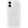 image:imageOtterBox Core Series for MagSafe for iPhone 16  ICY Mist Blue Sleek Rubber Design Smooth Finish Camera Bumpers and Protective Screen Lip UltraThin Sleek iPhone CaseSprinkles White