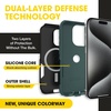 image:imageOtterBox iPhone 15 Pro MAX Only Commuter Series Case  GET Your Greens Green Slim amp Tough PocketFriendly with Port ProtectionBlackGreen
