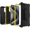 image:imageOtterBox iPhone 15 Pro MAX Only Defender Series Case  Mountain Majesty Purple screenless Rugged amp Durable with Port Protection Includes Holster Clip KickstandNight Black  Yellow