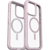 image:imageOtterBox iPhone 15 Pro MAX Only Defender Series XT Clear Case  Mountain Frost Clear screenless Rugged Snaps to MagSafe Lanyard Attachment