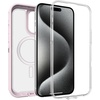image:imageOtterBox iPhone 15 Pro MAX Only Defender Series XT Clear Case  Mountain Frost Clear screenless Rugged Snaps to MagSafe Lanyard Attachment