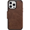image:imageOtterBox iPhone 15 Pro MAX Only Strada Folio Series Case  Espresso Brown Card Holder Snaps to MagSafe Genuine Leather PocketFriendly Folio case