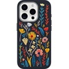 image:imageOtterBox iPhone 15 Pro Max Symmetry Series Cactus Leather Embroidery for MagSafe  Enchanted Garden Blue Slim Premium Protective iPhone CaseEnchanted Garden Blue
