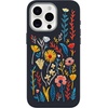 image:imageOtterBox iPhone 15 Pro Max Symmetry Series Cactus Leather Embroidery for MagSafe  Enchanted Garden Blue Slim Premium Protective iPhone CaseEnchanted Garden Blue