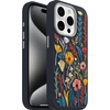 image:imageOtterBox iPhone 15 Pro Max Symmetry Series Cactus Leather Embroidery for MagSafe  Enchanted Garden Blue Slim Premium Protective iPhone CaseEnchanted Garden Blue
