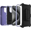 image:imageOtterBox iPhone 15 Pro Only Defender Series Case  Mountain Majesty Purple screenless Rugged amp Durable with Port Protection Includes Holster Clip Kickstand