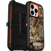 image:imageOtterBox iPhone 15 Pro Only Defender Series Case  Realtree Edge Blaze OrangeBlackRT Edge Rugged amp Durable with Port Protection Includes Holster Clip Kickstand