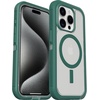 image:imageOtterBox iPhone 15 Pro Only Defender Series XT Clear Case  Velvet Evergreen Clear Screenless Rugged Snaps to MagSafe Lanyard AttachmentVelvet Evergreen