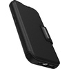 image:imageOtterBox iPhone 15 Pro Only Strada Folio Series Case  Espresso Brown Card Holder Snaps to MagSafe Genuine Leather PocketFriendly Folio caseBlack