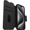 image:imageOtterBox iPhone 15 Pro Only Strada Folio Series Case  Espresso Brown Card Holder Snaps to MagSafe Genuine Leather PocketFriendly Folio caseBlack
