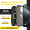image:imageOtterBox iPhone 16 Commuter Series Case  Baby Blue Jeans Thin amp Protective iPhone Case DualLayer Impact Absorbing iPhone CaseBlack Ash
