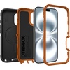 image:imageOtterBox iPhone 16 Defender Series Case  Black  Tough Rugged amp Durable iPhone Case Snaps on MagSafe MultiLayer Impact Absorbing iPhone CaseIron Eclipse Black  Orange