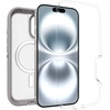 image:imageOtterBox iPhone 16 Defender Series XT Clear Case  Brick Red Clear  Tough Rugged amp Durable iPhone Case Snaps on MagSafe PressureFitted DualLayer iPhone CaseSnow Capped Clear