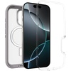image:imageOtterBox iPhone 16 Defender Series XT Clear Case  Brick Red Clear  Tough Rugged amp Durable iPhone Case Snaps on MagSafe PressureFitted DualLayer iPhone CaseSnow Capped Clear
