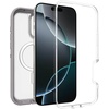 image:imageOtterBox iPhone 16 Defender Series XT Clear Case  Brick Red Clear  Tough Rugged amp Durable iPhone Case Snaps on MagSafe PressureFitted DualLayer iPhone CaseSnow Capped Clear