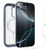 image:imageOtterBox iPhone 16 Defender Series XT Clear Case  Brick Red Clear  Tough Rugged amp Durable iPhone Case Snaps on MagSafe PressureFitted DualLayer iPhone CaseBaby Blue Clear