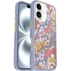 image:imageOtterBox iPhone 16 Symmetry Series Clear Case  Floral Romance Blue  UltraThin Sleek iPhone Case Floral iPhone CaseFloral Purple