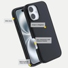 image:imageOtterBox iPhone 16 Symmetry Series Clear Case  Floral Romance Blue  UltraThin Sleek iPhone Case Floral iPhone CaseLeo Look Black