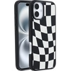 image:imageOtterBox iPhone 16 Symmetry Series Clear Case  Floral Romance Blue  UltraThin Sleek iPhone Case Floral iPhone CaseNew Wavy Charcoal