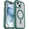 image:imageOtterBox iPhone 16e 15 14 amp 13 Defender Series XT Clear Case  Velvet Evergreen Clear screenless Rugged Snaps to MagSafe Lanyard AttachmentVelvet Evergreen