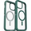 image:imageOtterBox iPhone 16e 15 14 amp 13 Defender Series XT Clear Case  Velvet Evergreen Clear screenless Rugged Snaps to MagSafe Lanyard AttachmentVelvet Evergreen