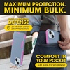 image:imageOtterBox iPhone 17e 16e 15 14 amp 13 Commuter Series Case  GET Your Greens Slim amp Tough PocketFriendly with Port ProtectionBluePink