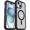 image:imageOtterBox iPhone 17e 16e 15 14 amp 13 Defender Series XT Clear Case  Dark Side BlackClear Screenless Rugged Snaps on MagSafe PressureFitted DualLayer iPhone CaseDark Side