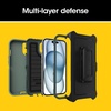 image:imageOtterBox iPhone 17e amp iPhone 16e Only  Defender Series Case  Black  Screenless  Rugged amp Durable  with Port Protection  Holster Clip Includes  Microbial Defense ProtectionForest Ranger Green