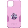 image:imageBundle OtterBox iPhone 15 Plus and iPhone 14 Plus Commuter Series Case  RUN WILDFLOWER  PopSockets PopGrip  FLUTTERBY slim amp tough pocketfriendly with port protection PopGrip included