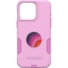 image:imageOtterBox Bundle iPhone 15 Pro MAX Only Commuter Series Case  Run Wildflower  PopSockets PopGrip  Plum Stripe Slim amp Tough PocketFriendly with Port Protection PopGrip IncludedPink