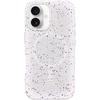 image:imageOtterBox Core Series for MagSafe for iPhone 16  ICY Mist Blue Sleek Rubber Design Smooth Finish Camera Bumpers and Protective Screen Lip UltraThin Sleek iPhone CaseSprinkles White