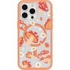 image:imageOtterBox iPhone 15 Pro MAX Only Symmetry Series Clear Case  Fungi Orange Snaps to MagSafe UltraSleek Raised Edges Protect Camera amp Screen