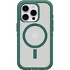 image:imageOtterBox iPhone 15 Pro Only Defender Series XT Clear Case  Mountain Frost Clear screenless Rugged Snaps to MagSafe Lanyard AttachmentVelvet Evergreen