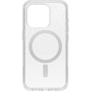 image:imageOtterBox iPhone 15 Pro Only Symmetry Series Clear Case  Stardust ClearSilver Snaps to MagSafe UltraSleek Raised Edges Protect Camera amp Screen