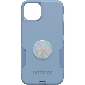image:imageOtterBox Bundle iPhone 15 Plus and iPhone 14 Plus Commuter Series Case  Crisp Denim  PopSockets PopGrip  Opal Slim amp Tough PocketFriendly with Port Protection PopGrip Included
