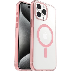 image:imageOtterBox Clear case with Colorful Grip Edge case for iPhone 15 Pro Max  Tokyo BlackAnemone