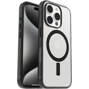 image:imageOtterBox Clear case with colorful grip edge case for iPhone 15 Pro  LONDON BlackManta Ray