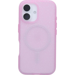 image:imageOtterBox Core Series for MagSafe for iPhone 16  Carnival Night Black Sleek Rubber Design Smooth Finish Camera Bumpers and Protective Screen LipCrystal Blush Pink