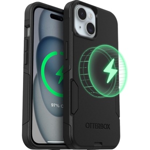 image:imageOtterBox iPhone 15 Plus and iPhone 14 Plus Commuter Series Case  Black Slim amp Tough PocketFriendly with Port ProtectionMagsafe Black
