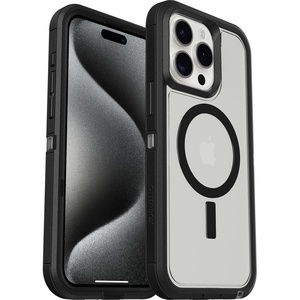 image:imageOtterBox iPhone 15 Plus and iPhone 14 Plus Defender Series XT Case  Black screenless Rugged Snaps to MagSafe Lanyard AttachmentDark Side