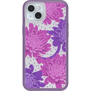 image:imageOtterBox iPhone 15 Plus and iPhone 14 Plus Symmetry Series Case  Black Snaps to MagSafe UltraSleek Raised Edges Protect Camera amp ScreenPapercut Flowers