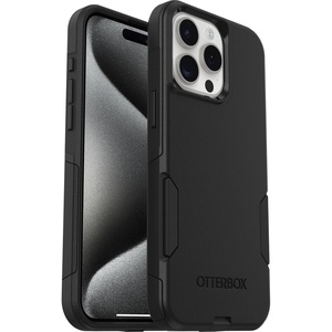 image:imageOtterBox iPhone 15 Pro MAX Only Commuter Series Case  BLACK slim amp tough pocketfriendly with port protection Unit ships in polybag ideal for business customersBlack