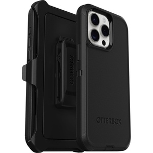 image:imageOtterBox iPhone 15 Pro MAX Only Defender Series Case  BLACK screenless rugged amp durable with port protection includes holster clip kickstand ships in polybag ideal for business customers