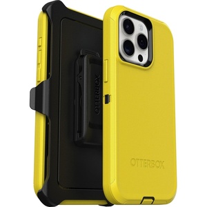 image:imageOtterBox iPhone 15 Pro MAX Only Defender Series Case  Mountain Majesty Purple screenless Rugged amp Durable with Port Protection Includes Holster Clip KickstandNight Reverse Yellow  Black