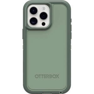 image:imageOtterBox iPhone 15 Pro MAX Only Defender Series XT Case  Emerald ISLE Green screenless Rugged Snaps to MagSafe Lanyard Attachment