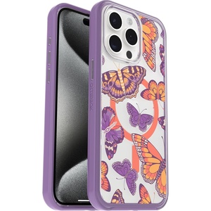 image:imageOtterBox iPhone 15 Pro MAX Only Symmetry Series Case  Arizona Sunrise Blue Snaps to MagSafe UltraSleek Raised Edges Protect Camera amp ScreenButterfly Flutter