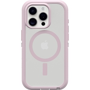 image:imageOtterBox iPhone 15 Pro Only Defender Series XT Clear Case  Mountain Frost Clear screenless Rugged Snaps to MagSafe Lanyard AttachmentMountain Frost