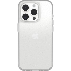 image:imageOtterBox iPhone 15 Pro Only Prefix Series Case  Peach Perfect UltraThin PocketFriendly Raised Edges Protect Camera amp Screen Wireless Charging CompatibleClearGlitter